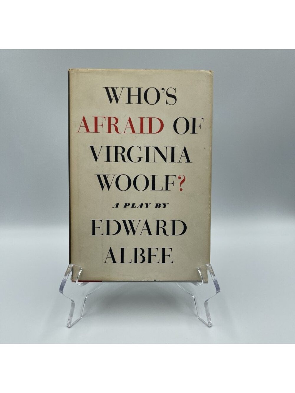 Who’s Afraid of Virginia Woolf EDWARD ALBEE Early BCE FIRESIDE BOOK CLUB 1964
